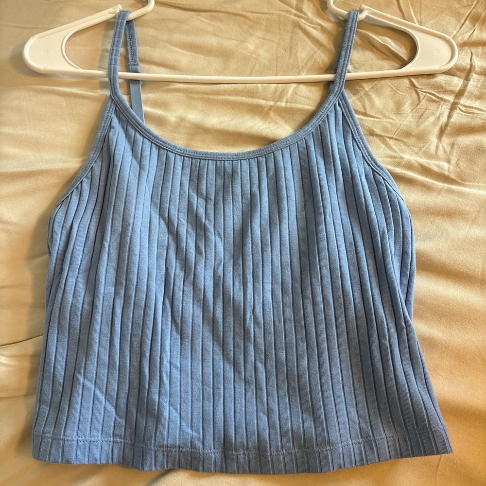 Old Navy Blue Ribbed Camisole
